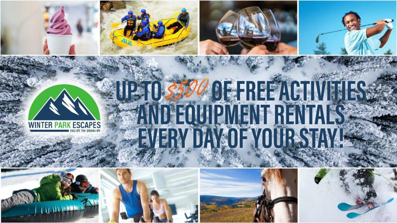 New Luxury Loft #5 - Huge Hot Tub & Great Views - 500 Dollars Of Free Activities & Equipment Rentals Daily Winter Park Exterior foto